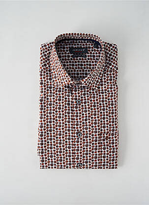 Cămașă cu mâneci lungi maro JUPITER bărbat