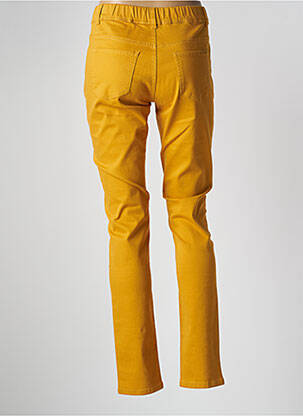 Jegging țesătură jersey galben TELMAIL femeie