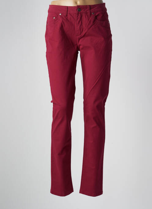 Pantalon slim roșu JENSEN femeie