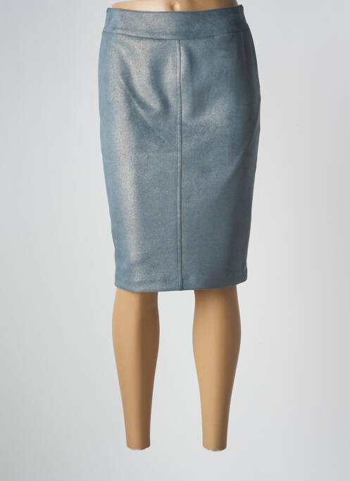 Fustă midi albastru GEVANA femeie