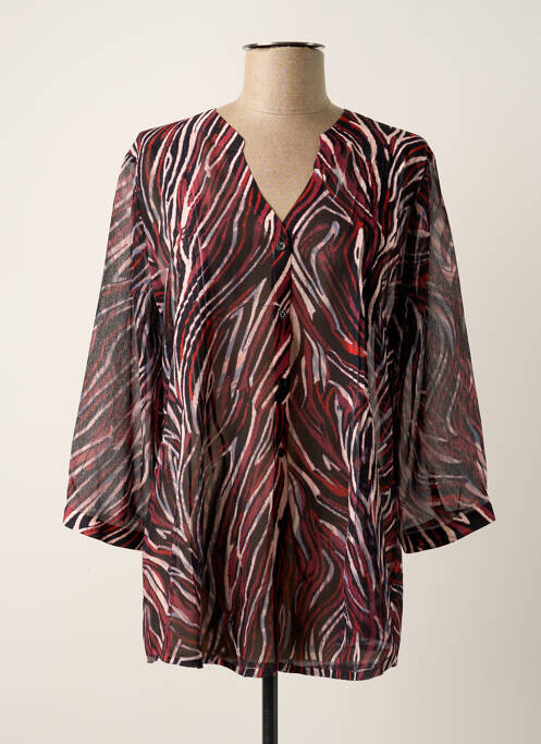 Tunică mâneci lungi roșu JULIE GUERLANDE femeie