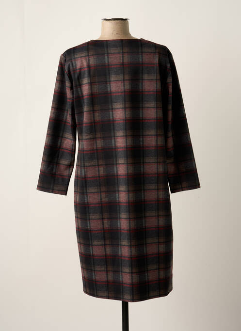 Rochie midi maro GEVANA femeie