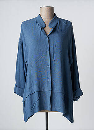 Tunică mâneci lungi albastru FRANCK ANNA femeie