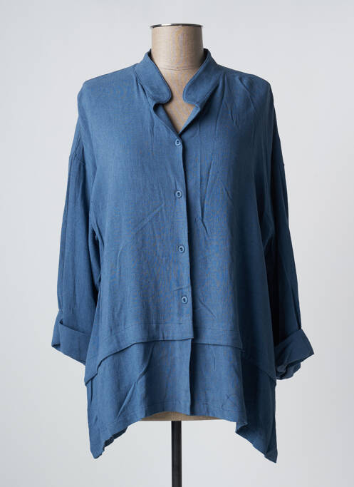 Tunică mâneci lungi albastru FRANCK ANNA femeie