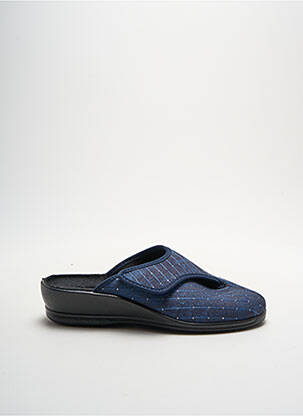 Papuci/Pantofi de casă albastru FLORETT femeie