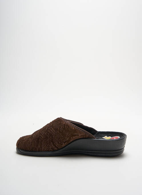 Papuci/Pantofi de casă maro FLORETT femeie