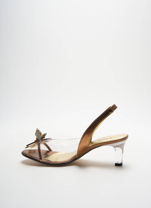 Sandale/Pantofi decupați maro AZUREE femeie