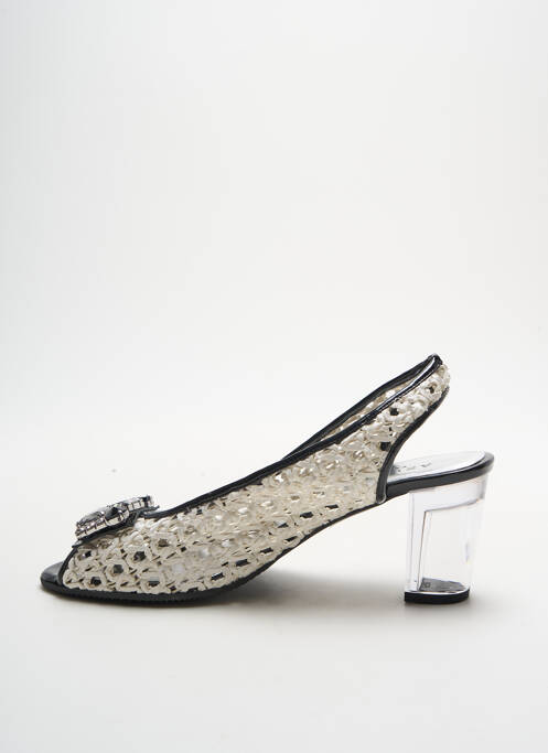 Sandale/Pantofi decupați alb AZUREE femeie