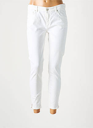 Pantalon 7/8 elasticitate mărime normală bej ZARA femeie