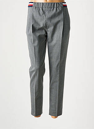 Pantalon slim talie elastică mărime normală gri TOMMY HILFIGER femeie