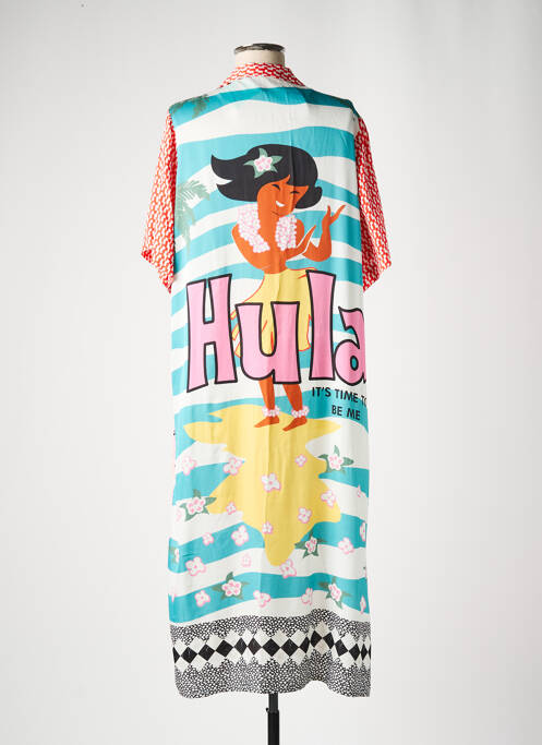 Rochie lungă albastru ME369 femeie