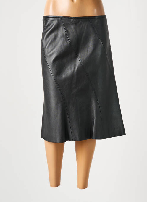 Fustă midi negru MANGO femeie