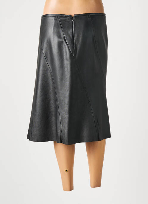 Fustă midi negru MANGO femeie