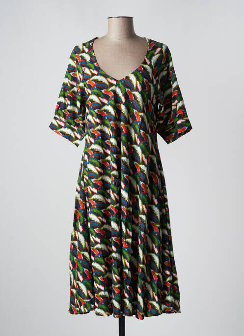 Rochie midi verde KALI YOG femeie