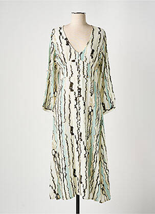 Rochie lungă bej STORIATIPIC femeie