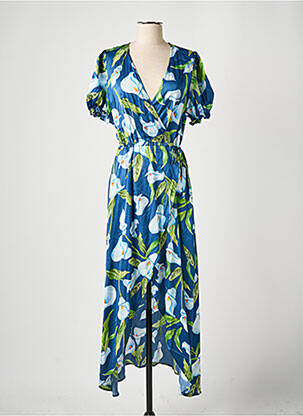 Rochie lungă albastru MC2 SAINT BARTH femeie