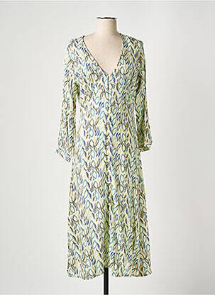 Rochie lungă verde STORIATIPIC femeie