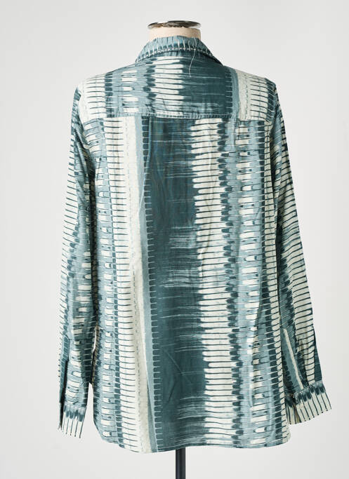 Cămașă imprimeu fantezie mâneci lungi albastru STORIATIPIC femme