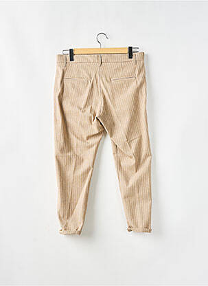 Pantalon chino țesătură melanj mărime normală bej IMPERIAL bărbat