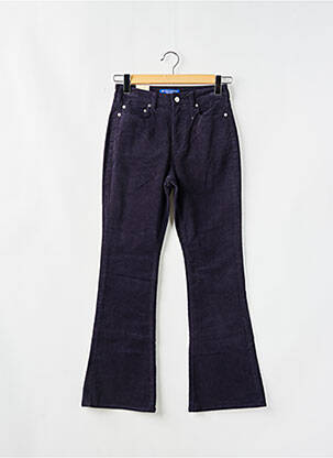 Pantalon evazat elasticitate talie înaltă albastru SCOTCH & SODA femeie
