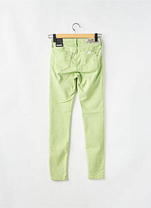 Pantalon slim conic mărime normală verde REPLAY femeie