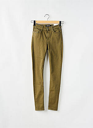 Pantalon slim conic mărime normală verde REPLAY femeie