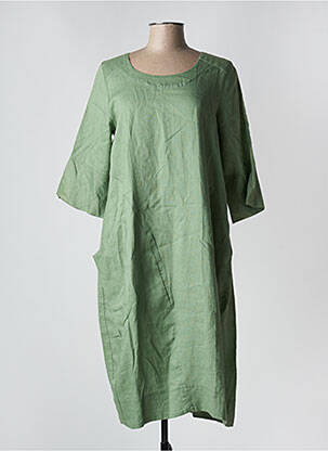 Rochie midi verde GERSHON BRAM femeie