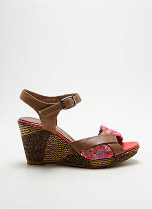 Sandale/Pantofi decupați maro METAMORF'OSE femeie