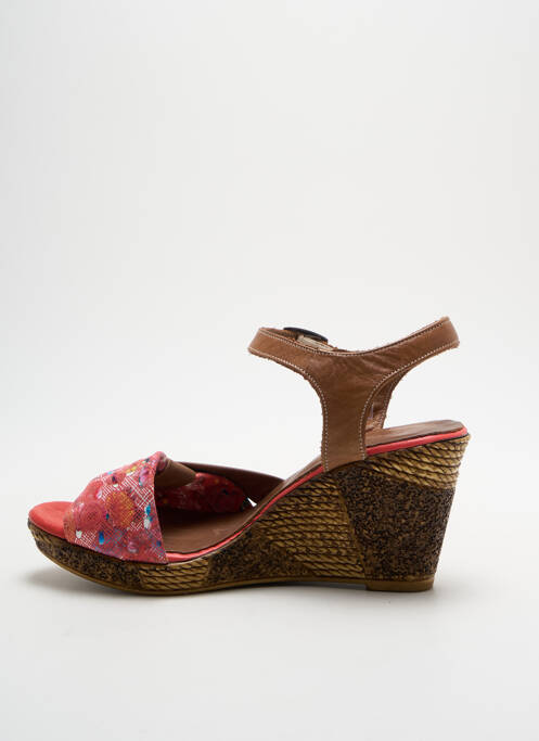 Sandale/Pantofi decupați maro METAMORF'OSE femeie