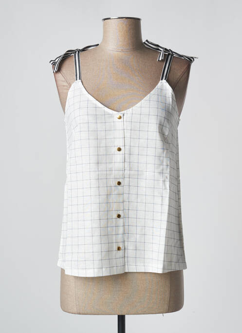 Top alb PETITE LUCETTE femeie