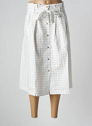 Fustă midi alb PETITE LUCETTE femeie