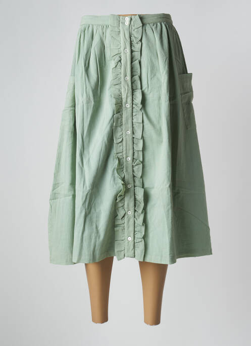 Fustă midi verde PETITE LUCETTE femeie