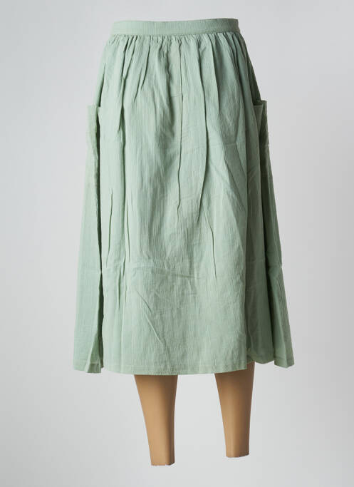 Fustă midi verde PETITE LUCETTE femeie