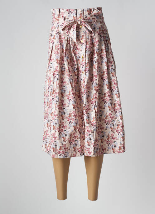 Fustă midi roz PETITE LUCETTE femeie