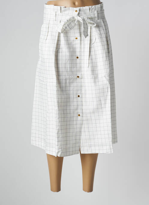 Fustă midi alb PETITE LUCETTE femeie