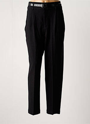 Pantalon drept elasticitate mărime normală negru CREAM femeie