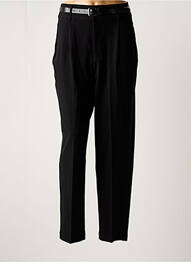 Pantalon drept elasticitate mărime normală negru CREAM femme