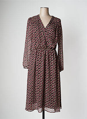 Rochie midi roșu LES P'TITES BOMBES femeie