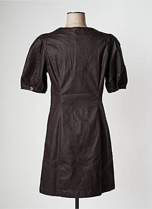 Rochie scurtă mâneci scurte mâneci scurte maro CREAM femeie