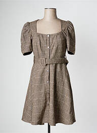 Rochie scurtă mâneci scurte mâneci scurte maro MOLLY BRACKEN femeie