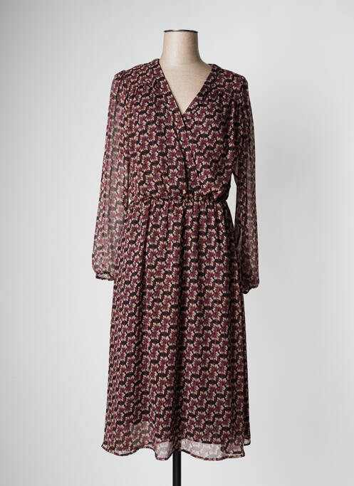 Rochie midi roșu LES P'TITES BOMBES femeie