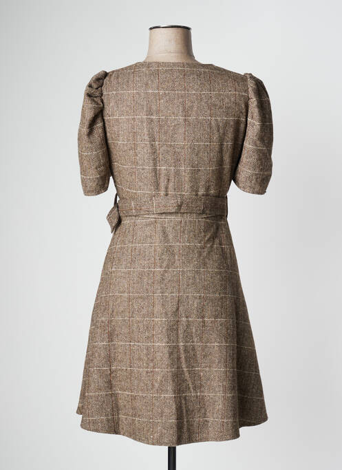 Rochie scurtă maro MOLLY BRACKEN femeie