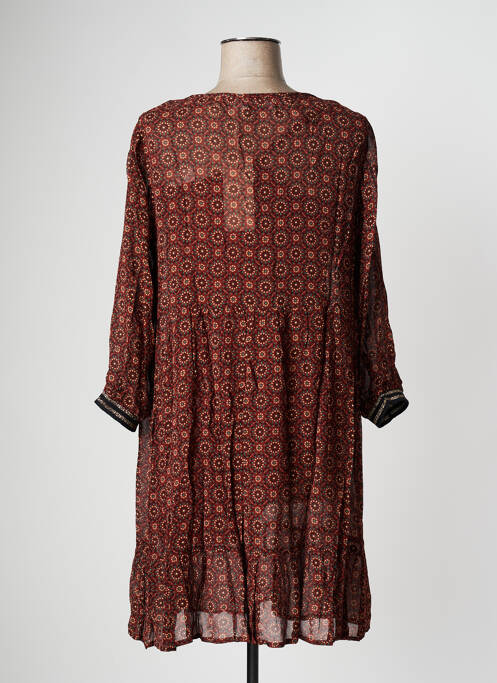 Rochie scurtă maro CREAM femeie