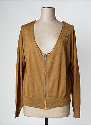 Vestă cu mâneci lungi maro EVA KAYAN femeie