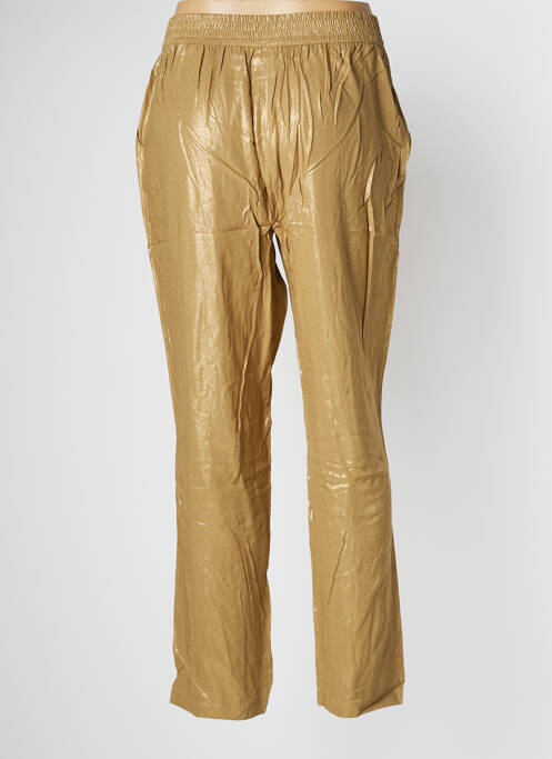 Pantalon drept auriu EVA KAYAN femeie