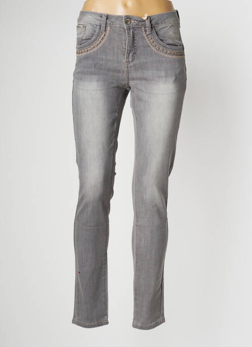 Blugi cu croială slim gri CREAM femeie