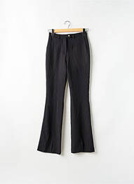 Pantalon evazat talie elastică talie înaltă negru ASTRID BLACK LABEL femeie