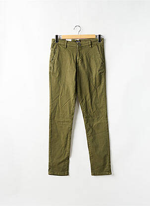 Pantalon chino țesătură poplin verde JACK & JONES bărbat