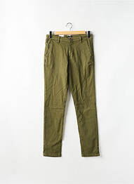 Pantalon chino țesătură poplin verde JACK & JONES homme