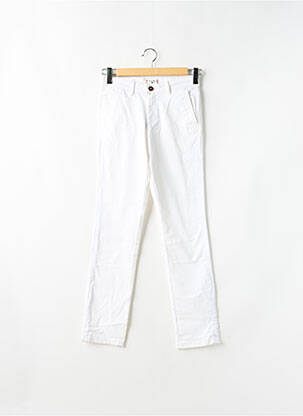 Pantalon chino țesătură poplin mărime normală alb JACK & JONES bărbat